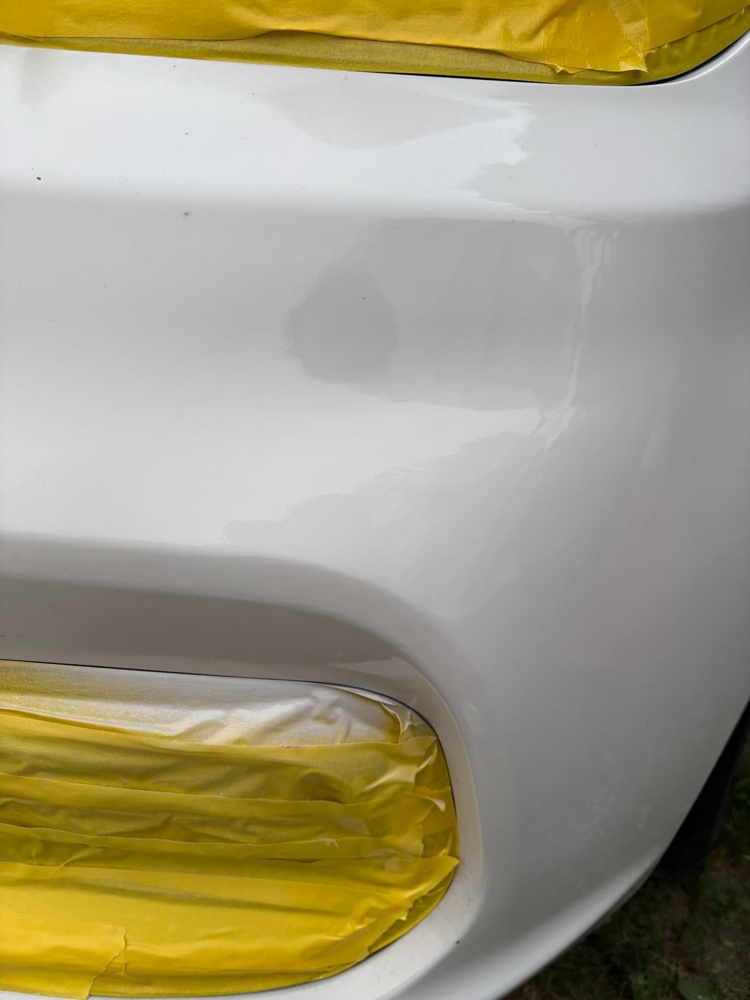 Bumper Scuff Repair — after the repair